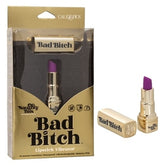 Naughty Bits Bad Bitch Lipstick Vibrator 4 Inches Gold BULLETS